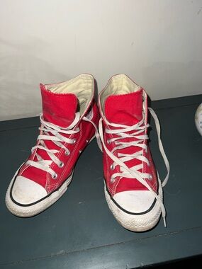 Converse Red High-Top unisex Sneakers